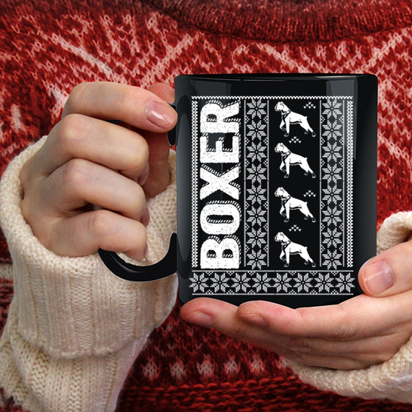 Cute Boxer Coffee Mug, Christmas Gift For Daughter Coffee Cup