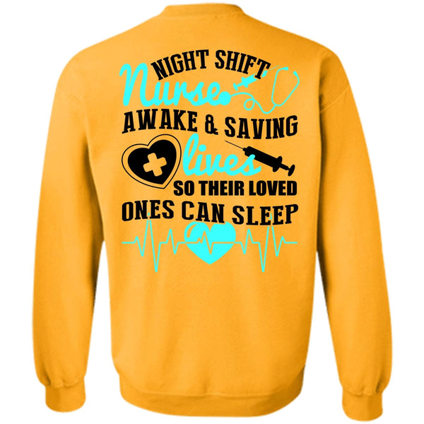 I Love Nursing T Shirt, Night Shift Nurse Sweatshirt