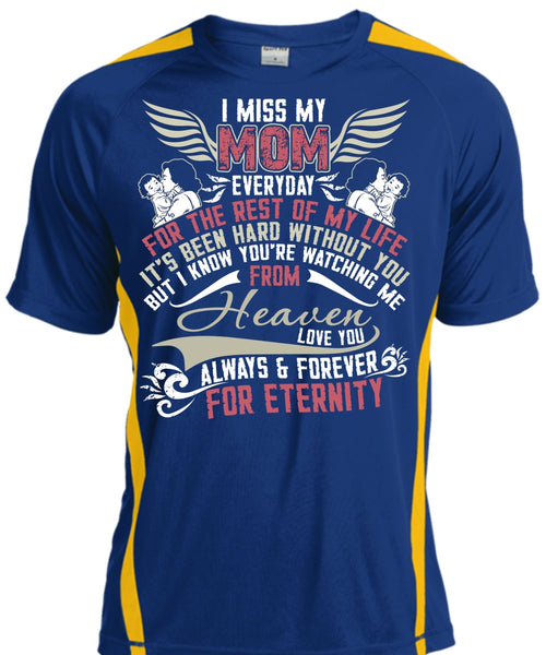 I Miss My Mom T Shirt, Watching Me From Heaven T Shirt, Cool Shirt