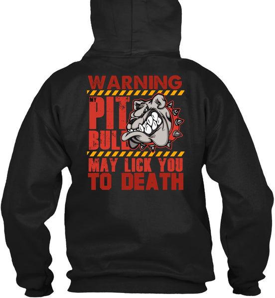 Warning My Pit Bull T Shirt, I Love Pit Bull T Shirt