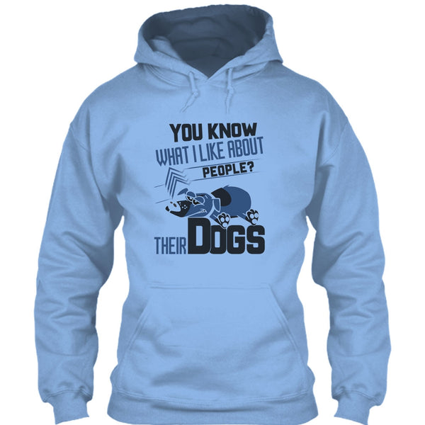 You Know what I Like About People T Shirt, Coolest Dog Lover T Shirt