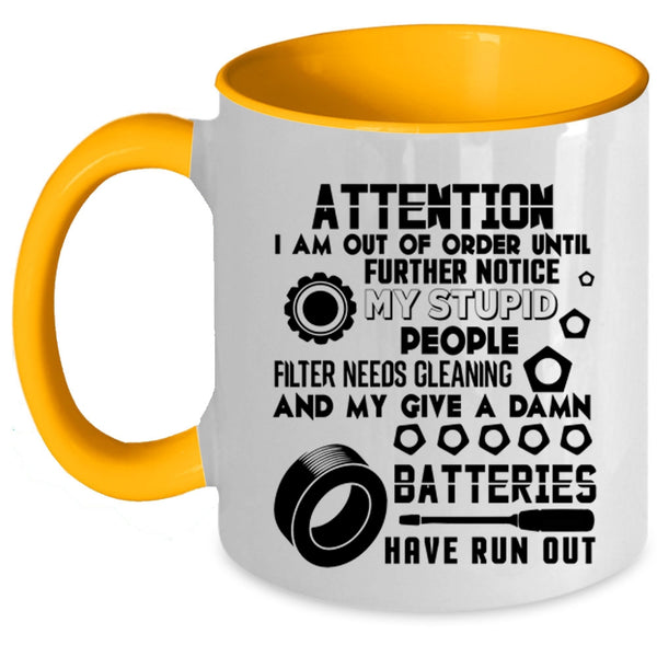 Cute Gift For Mechanics Coffee Mug, Funny Mechanics Accent Mug