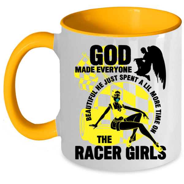 Cool Gift For Racer Girls Coffee Mug, The Racer Girls Accent Mug