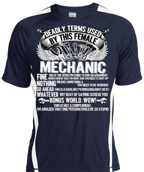 This Female Mechanic T Shirt, Being A Mechanic T Shirt, Cool Shirt