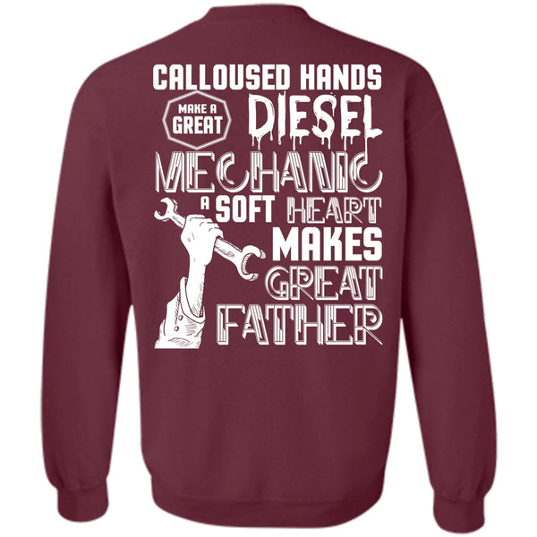 Makes Great Father T Shirt, I Love Mechanic Sweatshirt