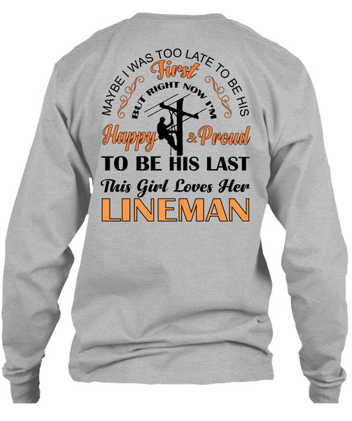 This Girl Loves Her Lineman T Shirt, My Job T Shirt