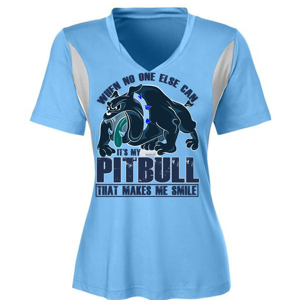 It's My Pit Bull T Shirt, Makes Me Smile T Shirt