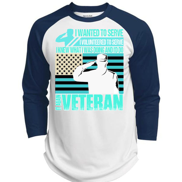 It Again Veteran T Shirt, I Love Veteran T Shirt, Awesome T-Shirts  (Polyester Game Baseball Jersey)