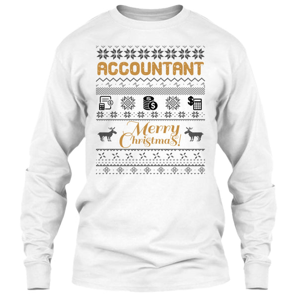 Acoountant Merry Christmas T Shirt, Gift For Merry Christmas T Shirt