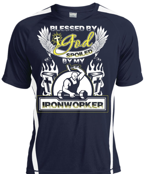 God Spoiled By My Ironworker T Shirt, Being An Ironworker T Shirt, Cool Shirt