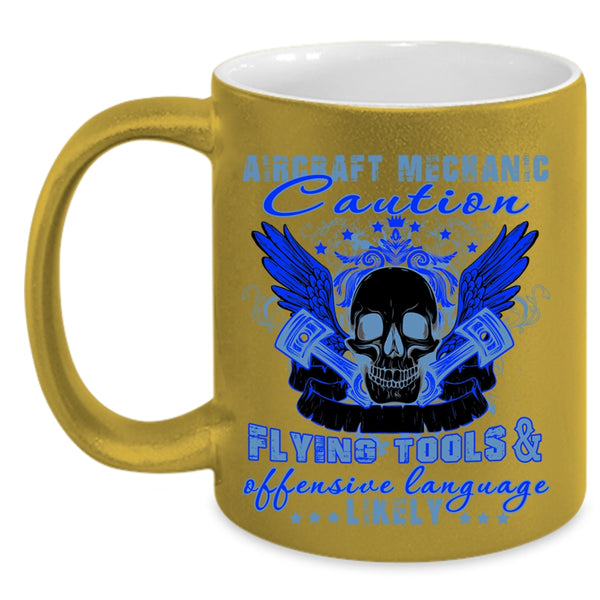 Cool Aircraft Mechanics Coffee Mug, Aircraft Mechanics Accent Mug
