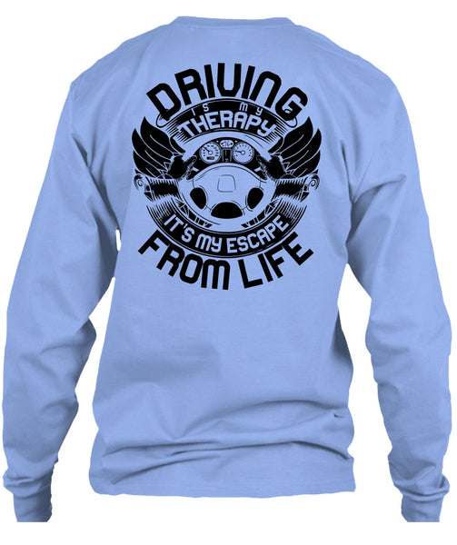 Driving Is My Therapy T Shirt, I Love Car T Shirt