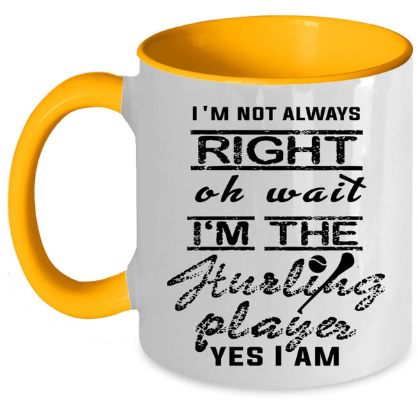 Awesome Hurling Player Coffee Mug, I'm The Hurling Player Accent Mug