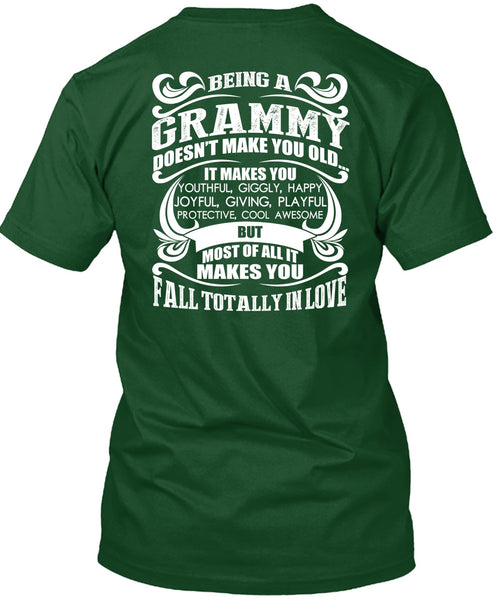 Being A Grammy T Shirt, Fall Totally In Love T Shirt