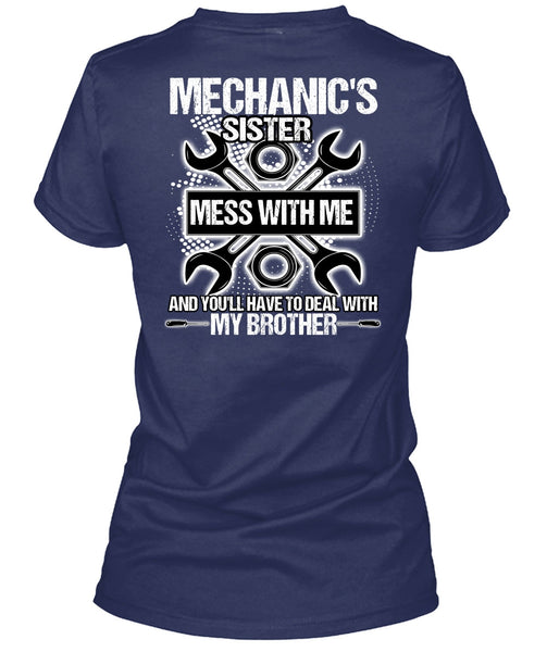 Mechanic's Sister T Shirt, My Brother T Shirt