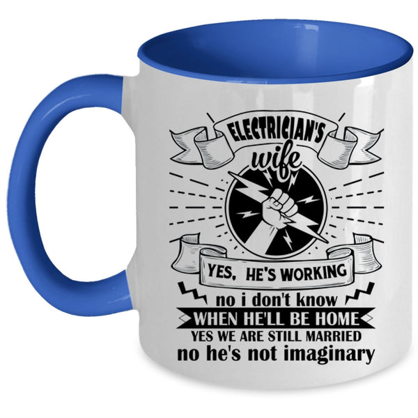 Electrician's Wife Cup, Cool Gift For My Wife Mug