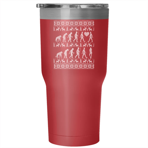 Cute Couple Tumbler 30 oz Stainless Steel, Christmas Gift For Couple Travel Mug