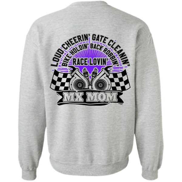 Being A Biker T Shirt, Race Loving MX Mom Sweatshirt