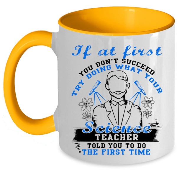 Awesome Gift For Teacher Coffee Mug, Science Teacher Accent Mug