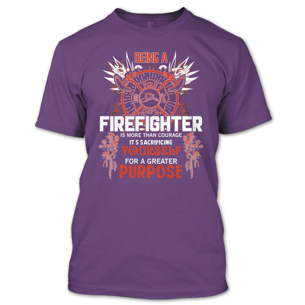 Being A Firefighter T Shirt, Coolest Firefighter T Shirt