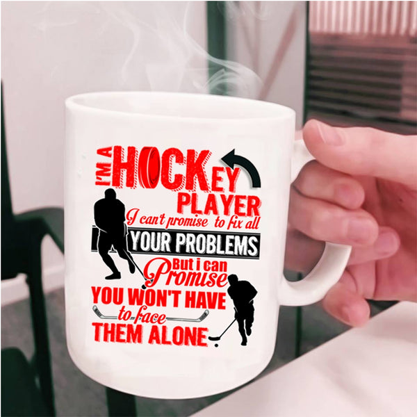 Cute Hockey Player Coffee Mug, I'm A Hockey Player Cup