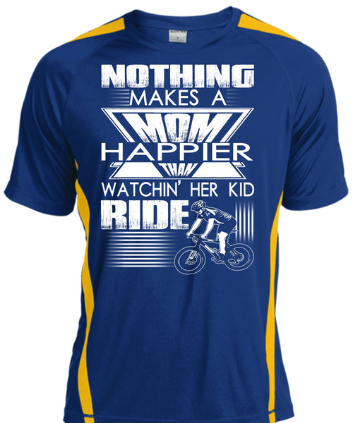 Nothing Makes A Mom T Shirt, Watching Her Kid Ride T Shirt, Cool Shirt