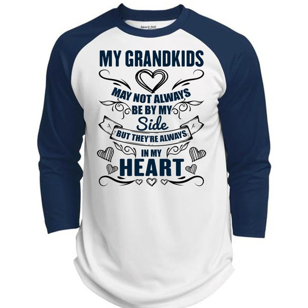 My Grandkids May Not Always Be By My Side T Shirt, I Love Grandkids T Shirt, Awesome T-Shirts  (Polyester Game Baseball Jersey)