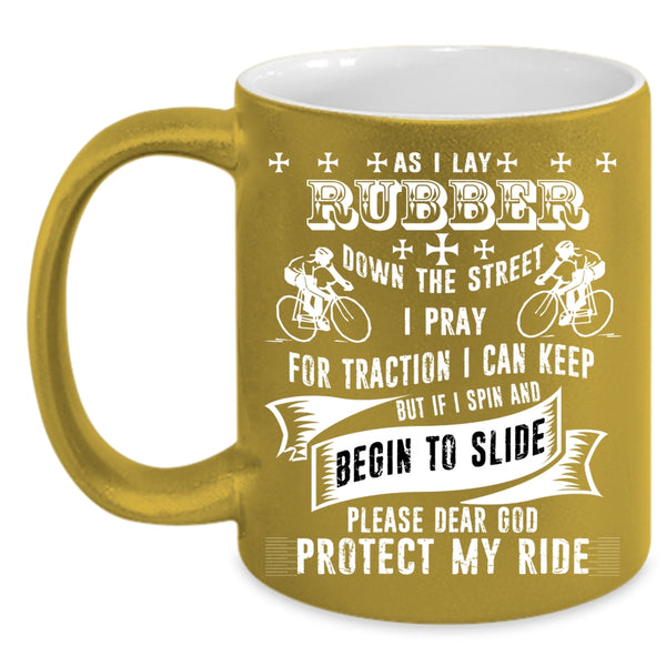 Protect My Ride Coffee Mug, Cool Gift For My Son Coffee Cup