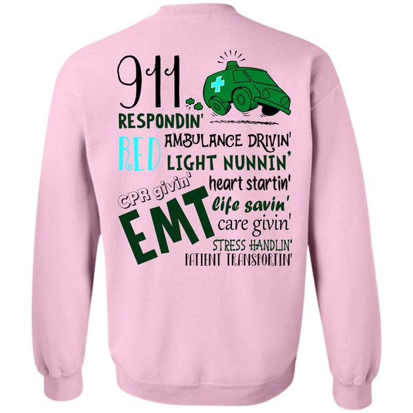 Being A Doctor T Shirt, EMT Heart Starting Life Saving Sweatshirt