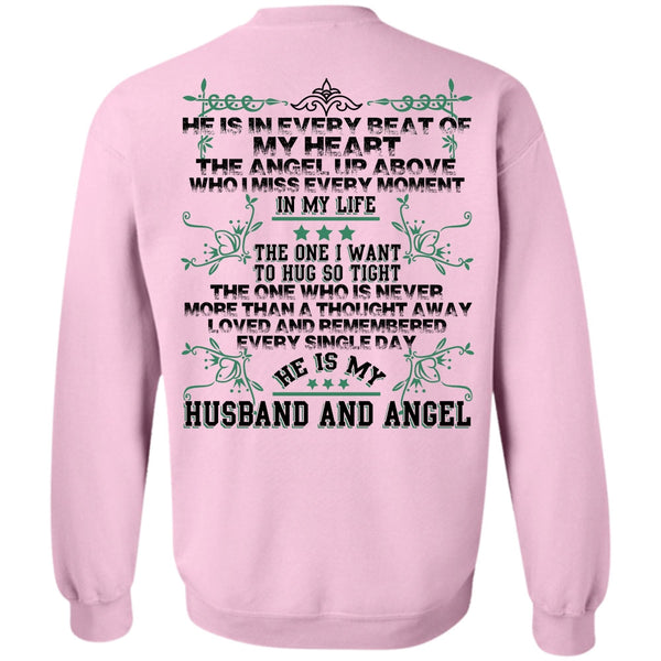 I Love Husband T Shirt, He Is My Husband And Angel Sweatshirt