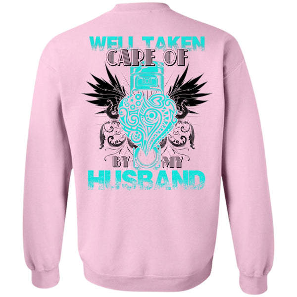 I Love Husband T Shirt, Well Taken Care Of Heart By My Husband Sweatshirt
