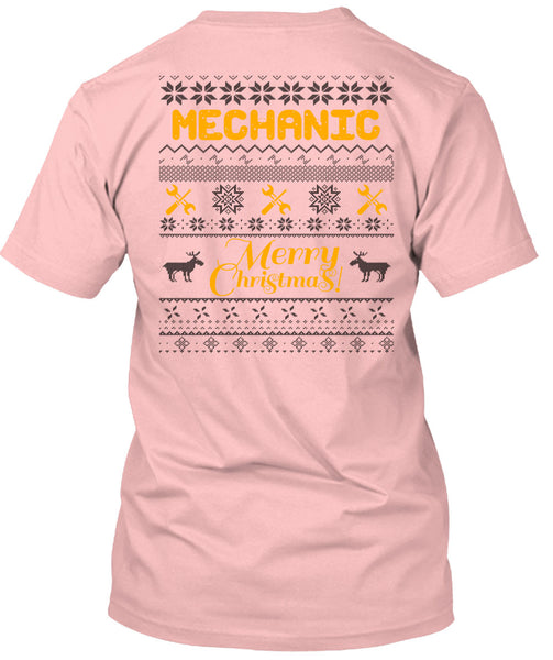 Mechanic Merry Christmas T Shirt, I Love Mechanic T Shirt