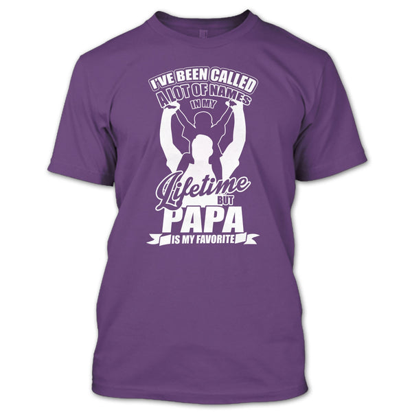 Papa Is My Favorite Name T Shirt, Happy Father's  Day T Shirt