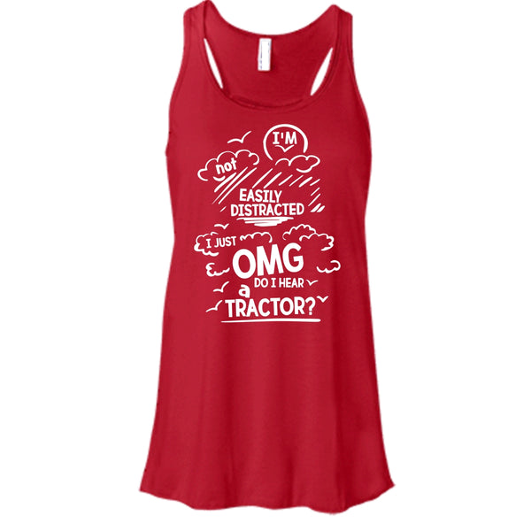 I'm Not Easily Distracted T Shirt, Do I Hear A Tractor T Shirt, Cool T Shirt