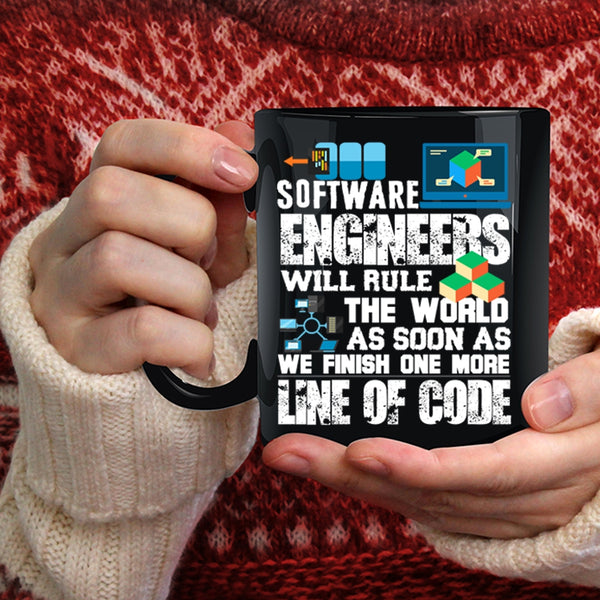 Software Engineer Coffee Mug, We Finish One More Line Of Code Coffee Cup