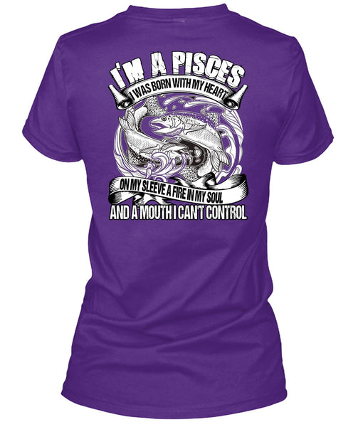 I'm A Pisces T Shirt, I Can't Control T Shirt