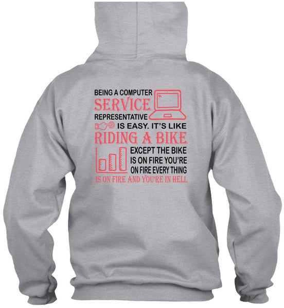 Being A Computer Service Representative Is Easy T Shirt, My Job T Shirt