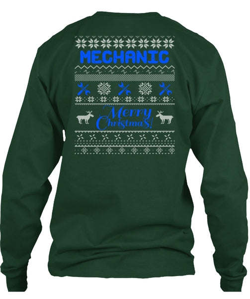 Mechanic Merry Christmas T Shirt, Being A Mechanic T Shirt