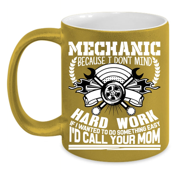 Mechanic Coffee Mug, Cute Mechanics Coffee Cup