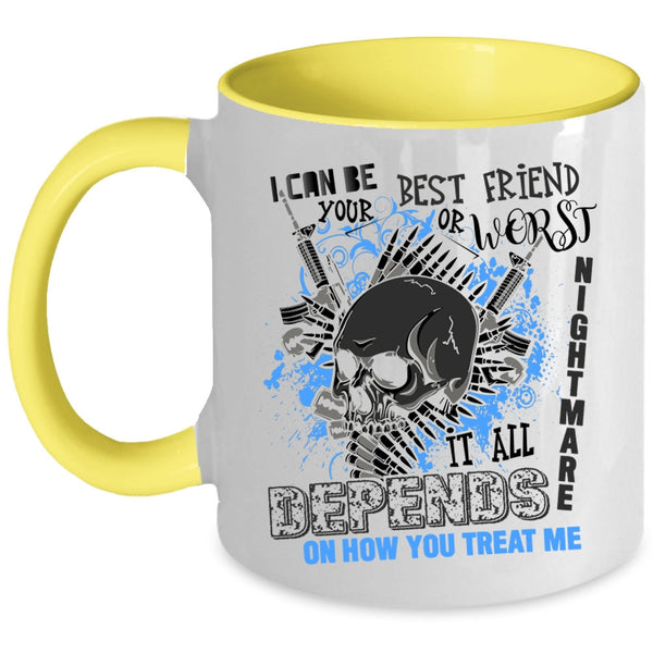 Cool Friends Coffee Mug, I Can Be Your Best Friend Accent Mug