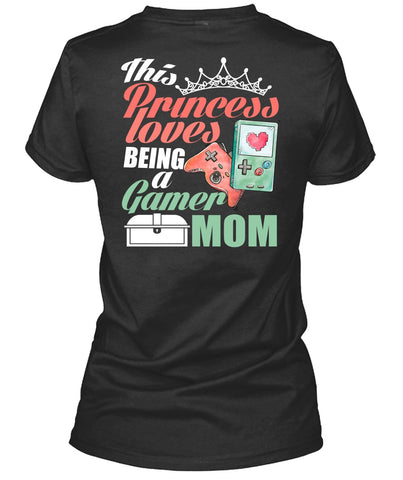 A black t-shirt with the shopify logo