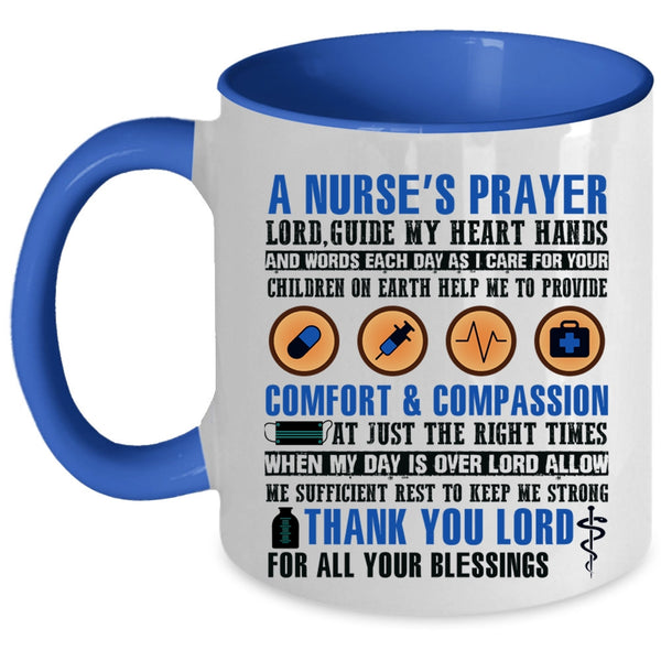 Cool Nurse's Prayer Coffee Mug, A Nurse's Prayer Accent Mug