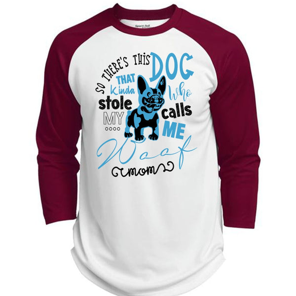 So There's This Dog T Shirt, Call Me My Mom T Shirt, Awesome T-Shirts  (Polyester Game Baseball Jersey)