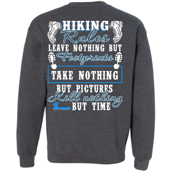 Footprint T Shirt, I Love Hiking Sweatshirt