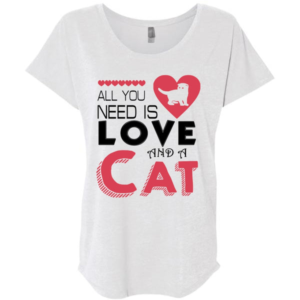 All You Need Is Love And A Cat T Shirt, I Love My Cat T Shirt, Cool Pets T Shirt