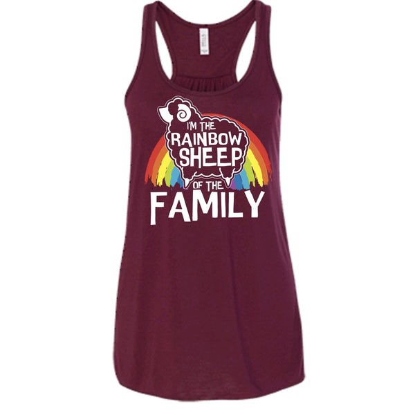 I'm The Rainbow Sheep Of Family T Shirt, Coolest Rainbow Sheep Tank Top