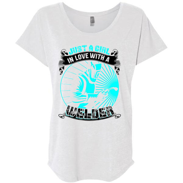 Just A Girl In Love With A Welder T Shirt, I Love Welding T Shirt, Awesome T-Shirts