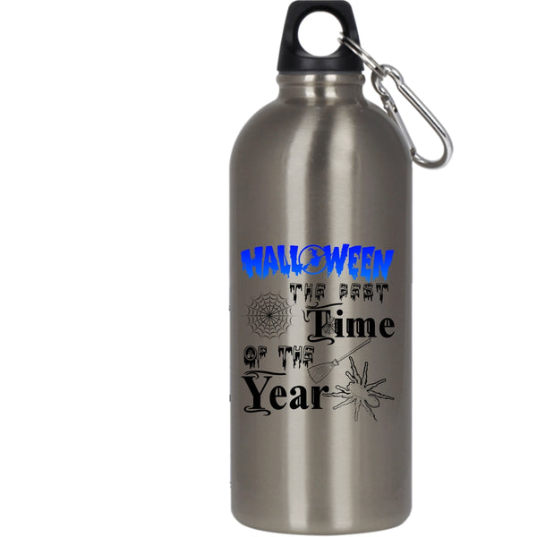 Halloween The Best Time Of The Year 20 oz Stainless Steel Bottle,Scary Outdoor Sports Water Bottle