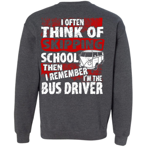 Skipping School T Shirt, I Love Bus Sweatshirt