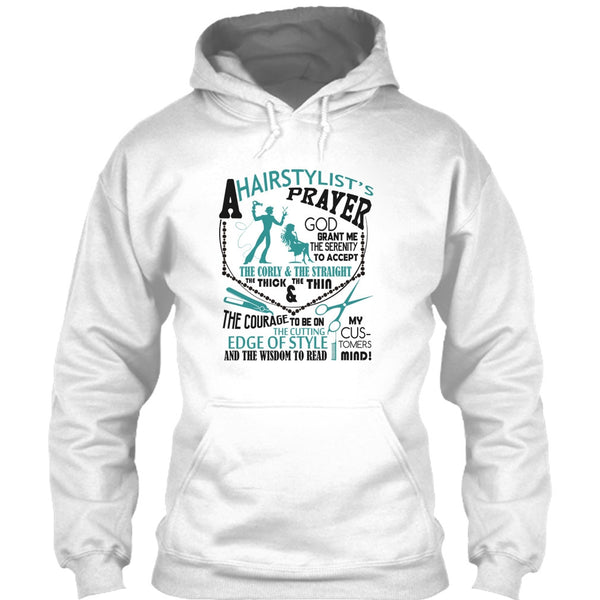 A Hair Stylist's Prayer T Shirt, Coolest Hair Stylist T Shirt